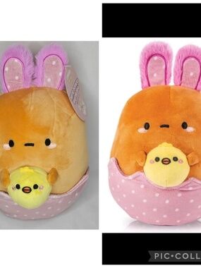New Smoko Tayto Potato Easter Egg Mochi Plush Bunny Chick Gift Present Kawaii 8"